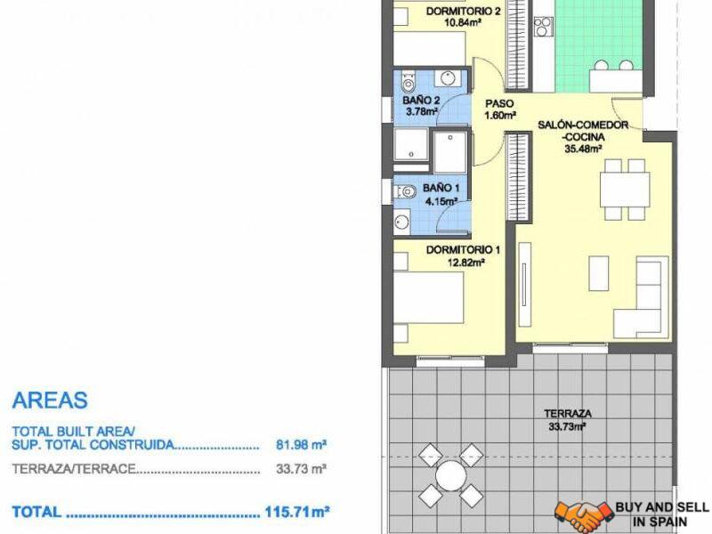 NEW RESIDENTIAL COMPLEX WITH TERRACED APARTMENTS AT ORIHUELA COSTA!!!