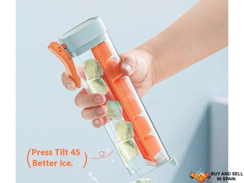 Ice Cube Mold Household Ice Maker Food Grade Press Ice Tray Ice Cube Maker Ice Tray Mold With Storage Box Kitchen Gadget