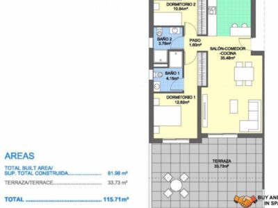 NEW RESIDENTIAL COMPLEX WITH TERRACED APARTMENTS AT ORIHUELA COSTA!!!