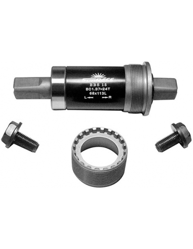 Jgo pedalier sunrace acero s15 68/131 cuadradillo bottom bracket