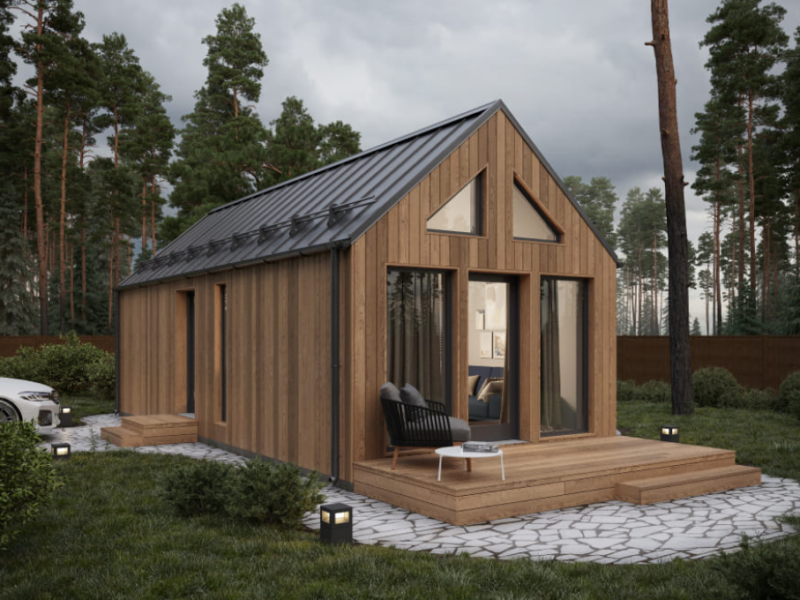 Casa Modular 38 m² con Terraza