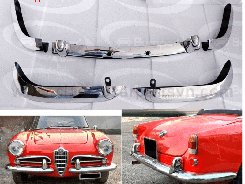 Alfa Romeo Giulietta Spider S2 S3 (1955-1962) and Giulia Spider year (1962-1965) bumper