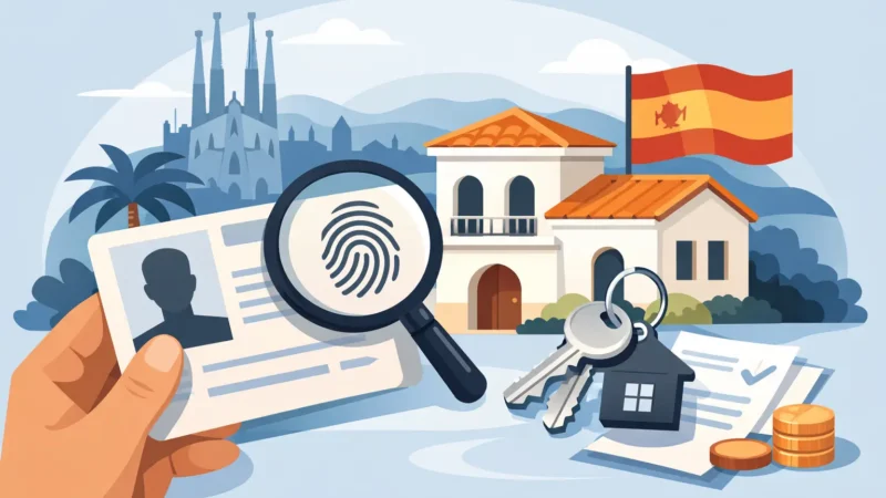Nie number for property Purchase Spain