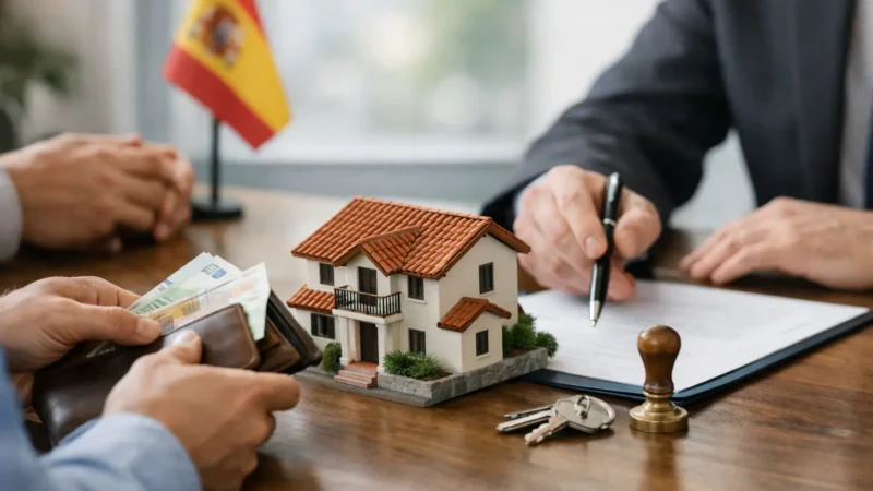 Who pays notary fees Spain