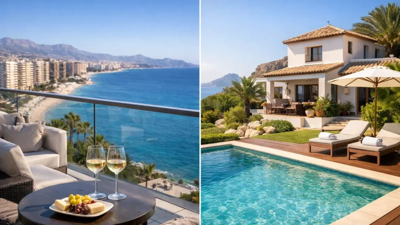 Apartment versus villa Costa Blanca